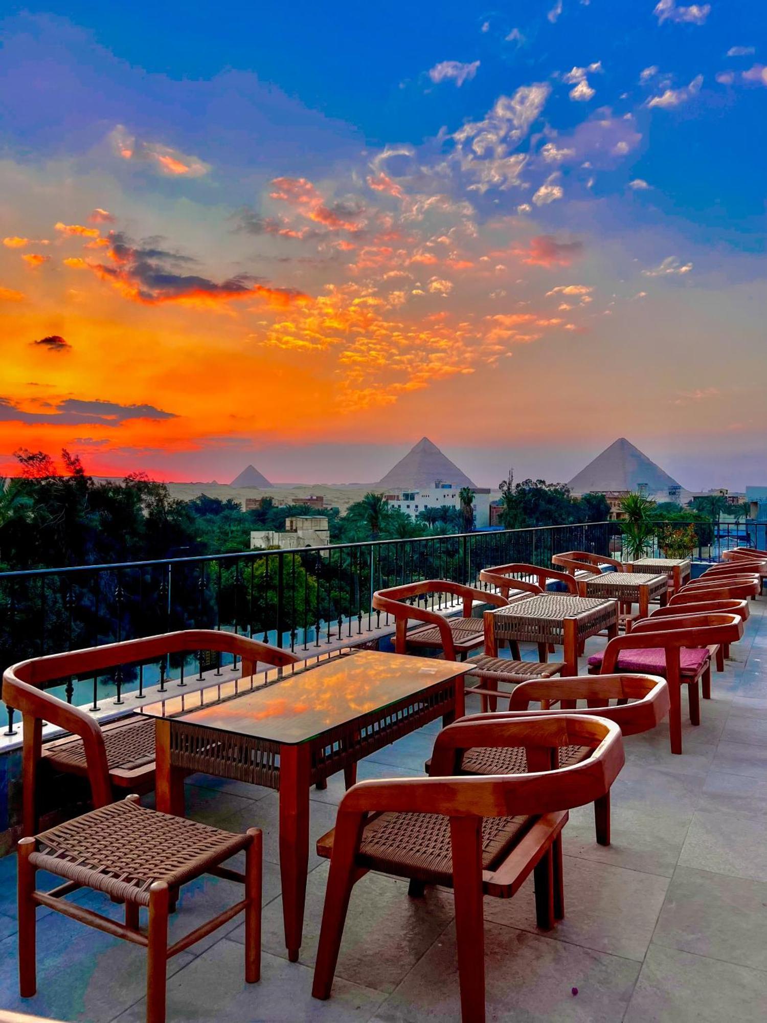 Almas Pyramids Hotel Kafret el-Gabal Екстериор снимка