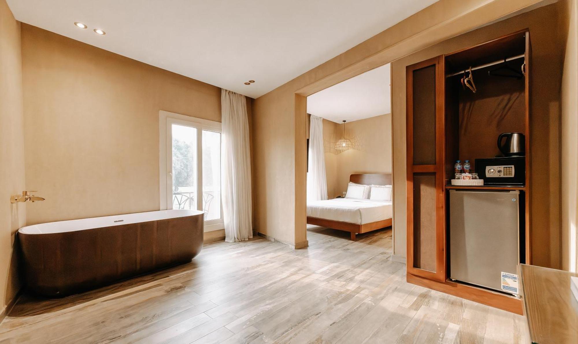 Almas Pyramids Hotel Kafret el-Gabal Екстериор снимка