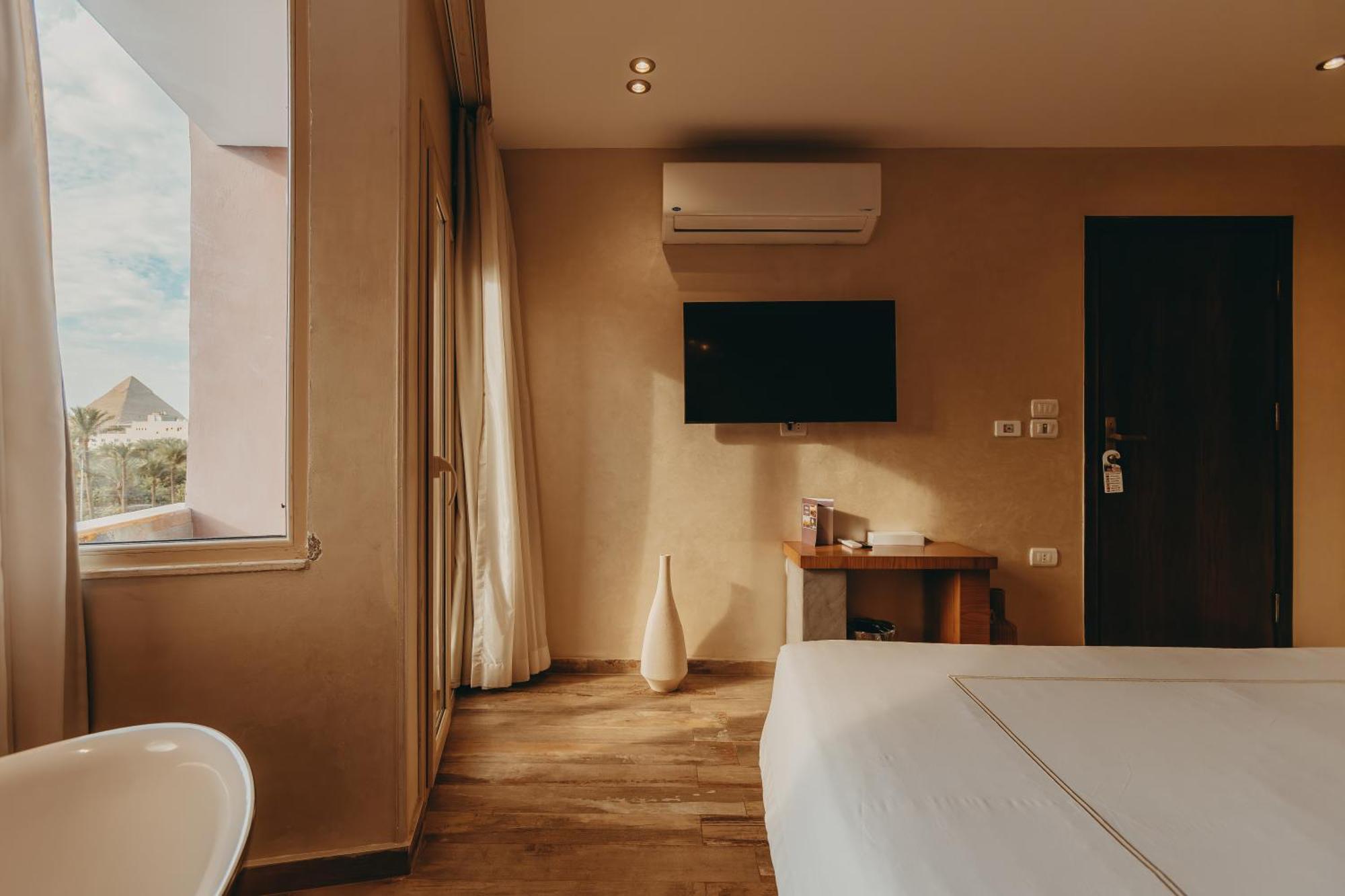 Almas Pyramids Hotel Kafret el-Gabal Екстериор снимка